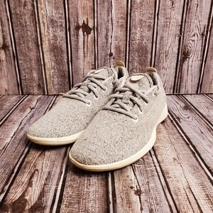Allbirds Women's WR Wool Runners Walking Running Shoes Light Gray White Size 8